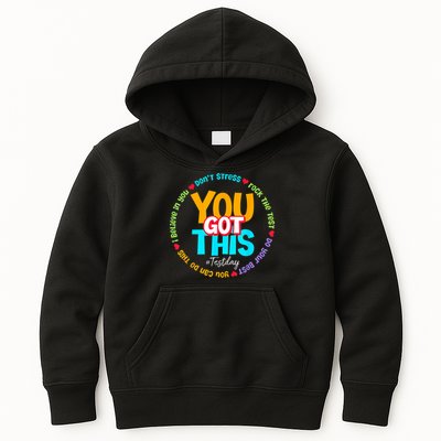 Test Day Rock The Test Testing Day You Got This  Kids Hoodie