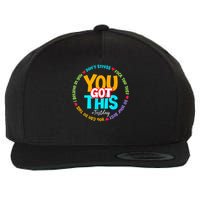 Test Day Rock The Test Testing Day You Got This  Wool Snapback Cap