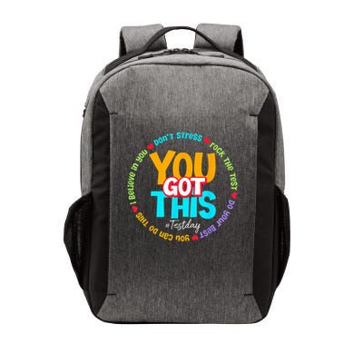 Test Day Rock The Test Testing Day You Got This  Vector Backpack