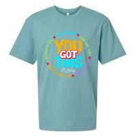 Test Day Rock The Test Testing Day You Got This  Sueded Cloud Jersey T-Shirt