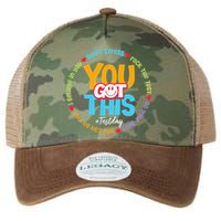 Test Day Rock The Test Teacher Testing Day You Got This Legacy Tie Dye Trucker Hat