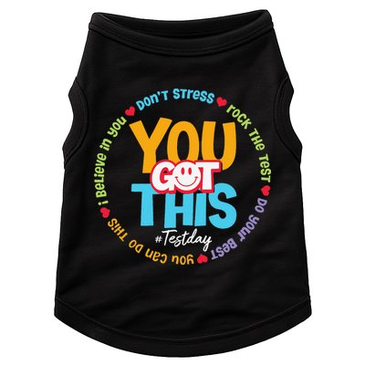 Test Day Rock The Test Teacher Testing Day You Got This Doggie Tank