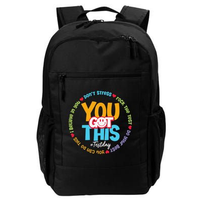 Test Day Rock The Test Teacher Testing Day You Got This Backpack