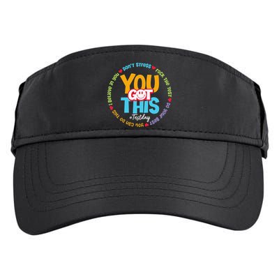 Test Day Rock The Test Teacher Testing Day You Got This Adult Drive Performance Visor