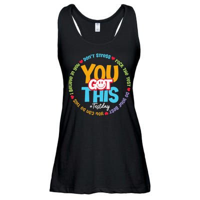 Test Day Rock The Test Teacher Testing Day You Got This Ladies Essential Flowy Tank