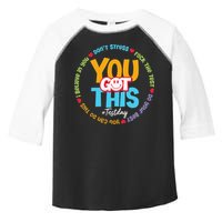 Test Day Rock The Test Teacher Testing Day You Got This Toddler Fine Jersey T-Shirt