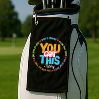 Test Day Rock The Test Teacher Testing Day You Got This Golf Towel
