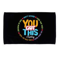 Test Day Rock The Test Teacher Testing Day You Got This Microfiber Hand Towel