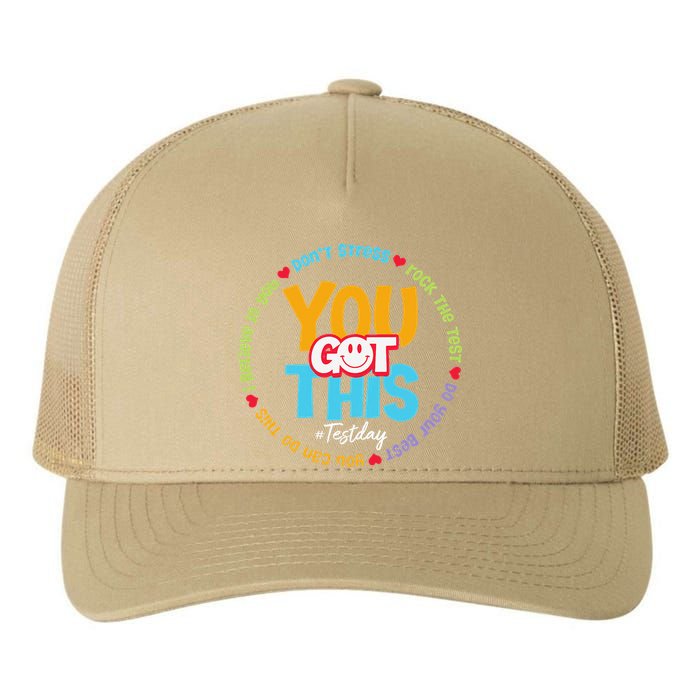 Test Day Rock The Test Teacher Testing Day You Got This Yupoong Adult 5-Panel Trucker Hat
