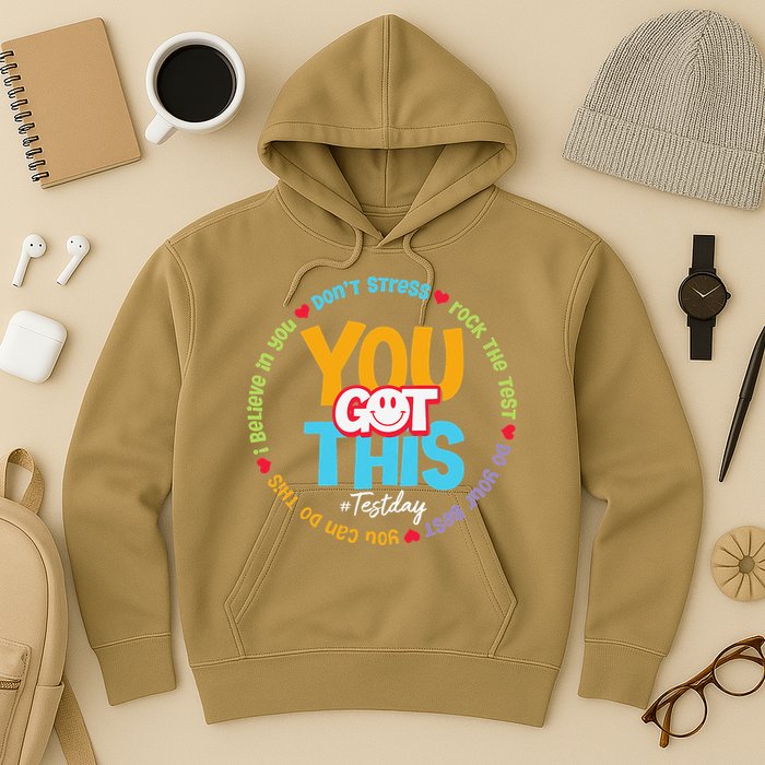 Test Day Rock The Test Teacher Testing Day You Got This Hoodie