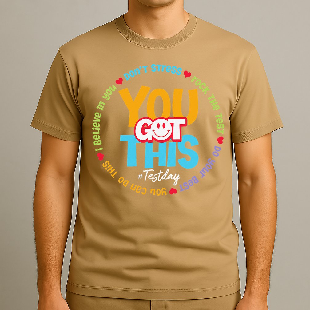 Test Day Rock The Test Teacher Testing Day You Got This T-Shirt