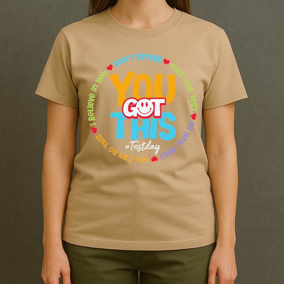 Test Day Rock The Test Teacher Testing Day You Got This T-Shirt