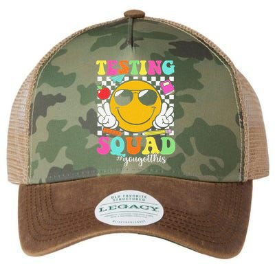 Test Day Rock The Test Teacher Testing Day You Got This Legacy Tie Dye Trucker Hat