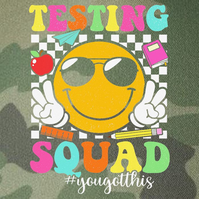 Test Day Rock The Test Teacher Testing Day You Got This Legacy Tie Dye Trucker Hat
