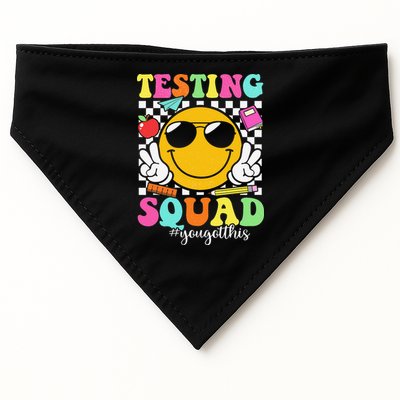 Test Day Rock The Test Teacher Testing Day You Got This USA-Made Doggie Bandana