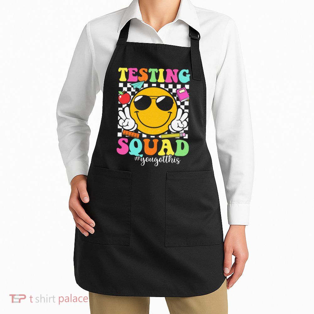 Test Day Rock The Test Teacher Testing Day You Got This Apron