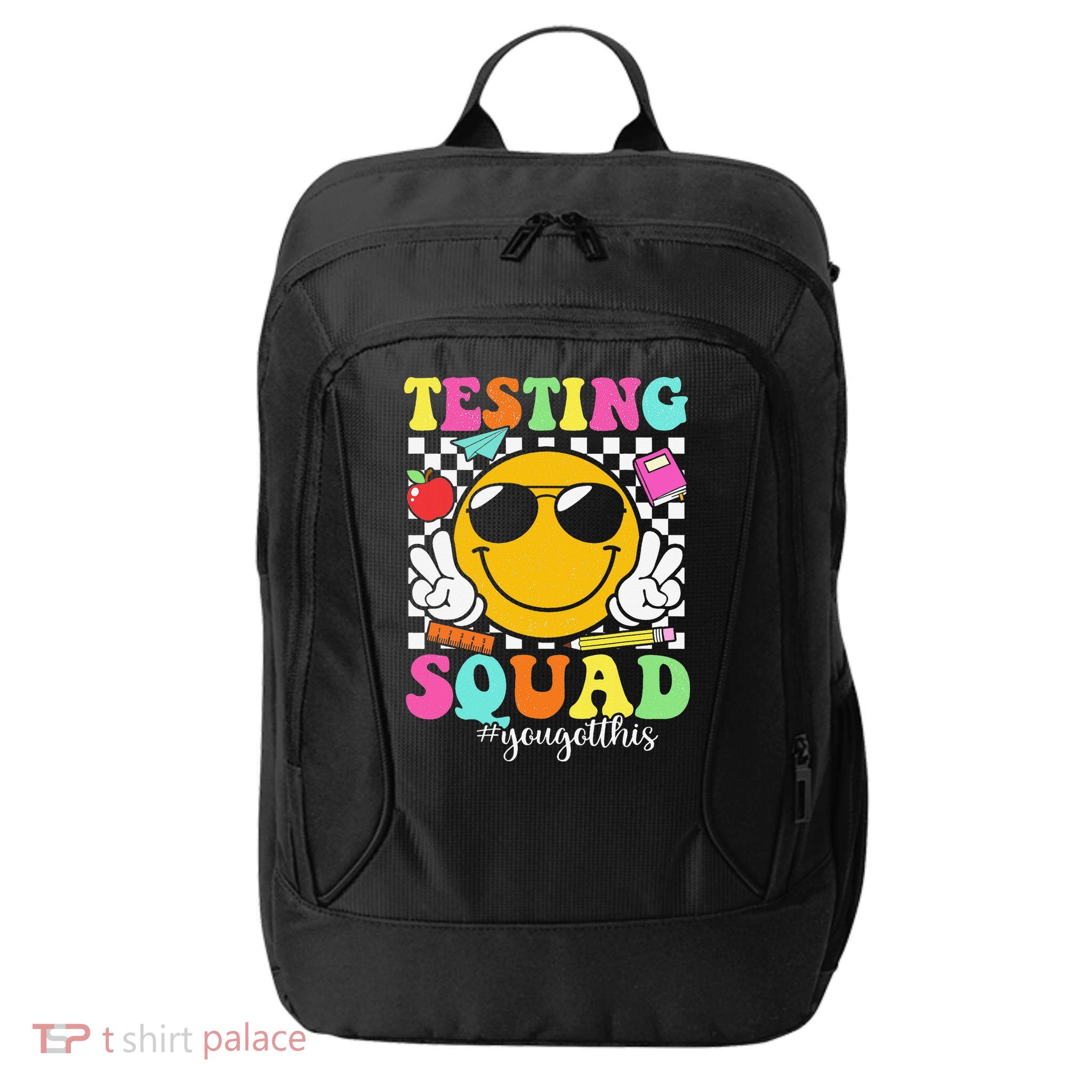 Test Day Rock The Test Teacher Testing Day You Got This City Backpack
