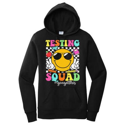 Test Day Rock The Test Teacher Testing Day You Got This Women's Pullover Hoodie