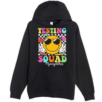 Test Day Rock The Test Teacher Testing Day You Got This Premium Pullover Hoodie
