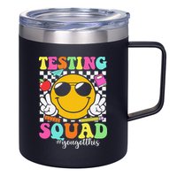 Test Day Rock The Test Teacher Testing Day You Got This 12oz Stainless Steel Coffee Mug
