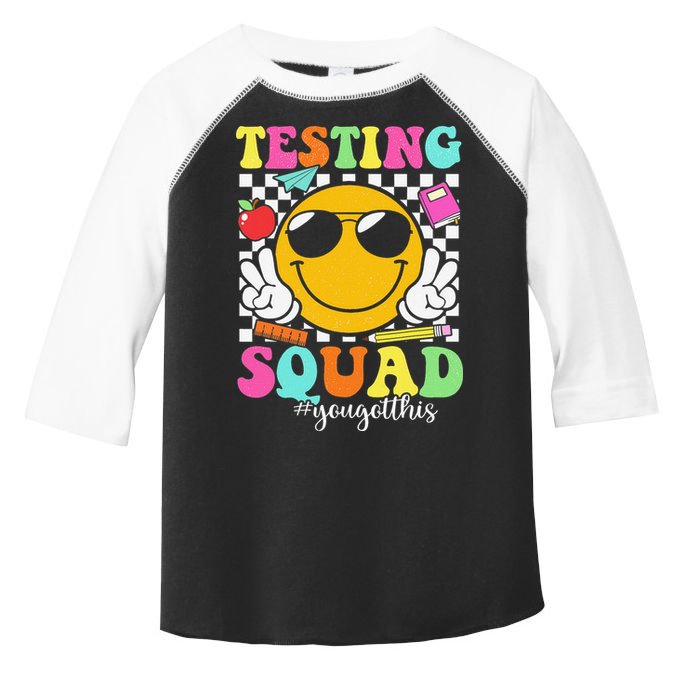 Test Day Rock The Test Teacher Testing Day You Got This Toddler Fine Jersey T-Shirt