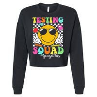Test Day Rock The Test Teacher Testing Day You Got This Cropped Pullover Crew