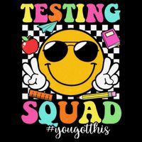 Test Day Rock The Test Teacher Testing Day You Got This Cropped Pullover Crew