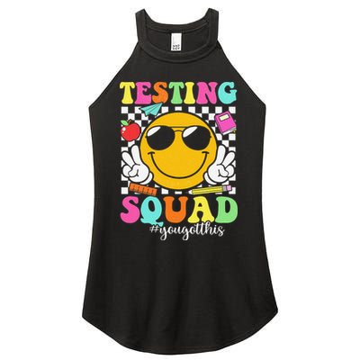 Test Day Rock The Test Teacher Testing Day You Got This Women's Perfect Tri Rocker Tank