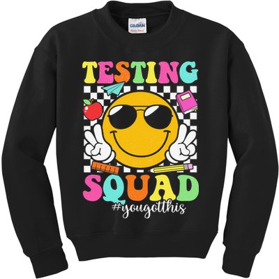 Test Day Rock The Test Teacher Testing Day You Got This Kids Sweatshirt