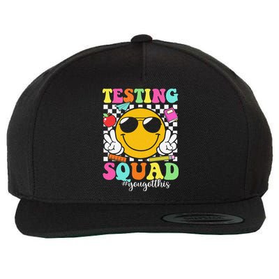 Test Day Rock The Test Teacher Testing Day You Got This Wool Snapback Cap