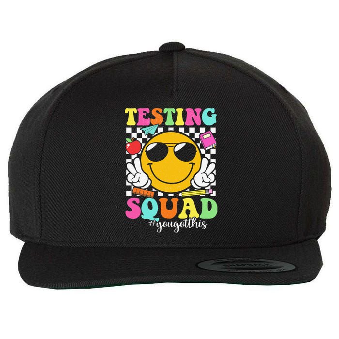 Test Day Rock The Test Teacher Testing Day You Got This Wool Snapback Cap