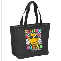 Test Day Rock The Test Teacher Testing Day You Got This Zip Tote Bag