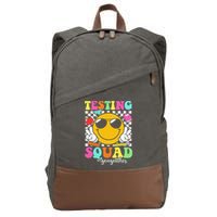 Test Day Rock The Test Teacher Testing Day You Got This Cotton Canvas Backpack