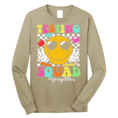 Test Day Rock The Test Teacher Testing Day You Got This Long Sleeve Shirt