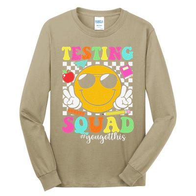 Test Day Rock The Test Teacher Testing Day You Got This Tall Long Sleeve T-Shirt