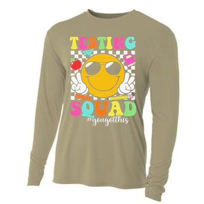 Test Day Rock The Test Teacher Testing Day You Got This Cooling Performance Long Sleeve Crew