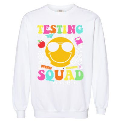 Test Day Rock The Test Teacher Testing Day You Got This Garment-Dyed Sweatshirt