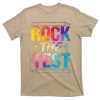 Tie Dye Rock The Test Happy Testing Day Teacher Appreciation T-Shirt