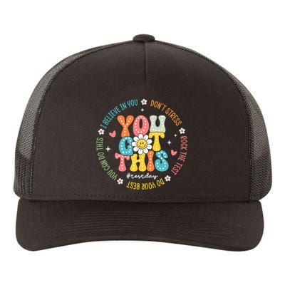 Test Day Rock The Test Teacher Testing Day You Got This Yupoong Adult 5-Panel Trucker Hat