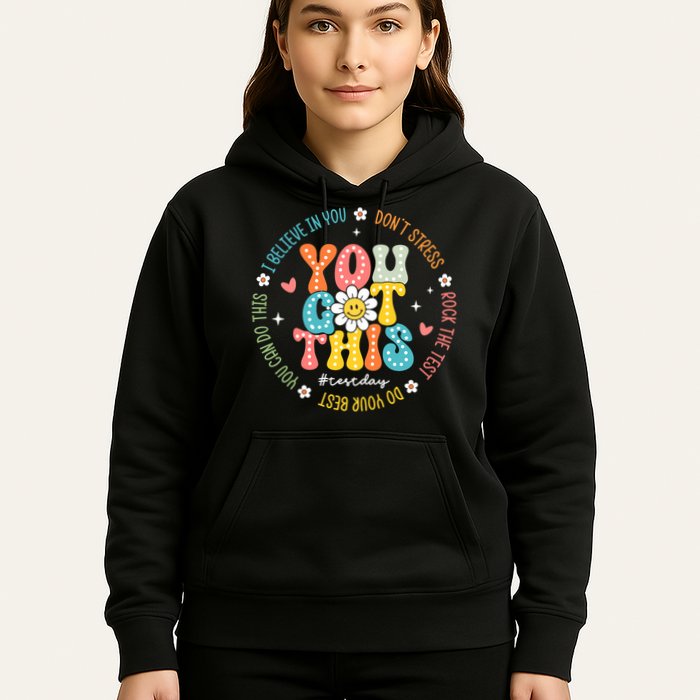 Test Day Rock The Test Teacher Testing Day You Got This Hoodie