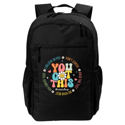 Test Day Rock The Test Teacher Testing Day You Got This Backpack