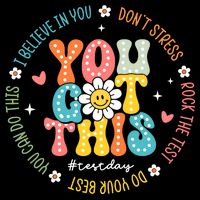 Test Day Rock The Test Teacher Testing Day You Got This Button