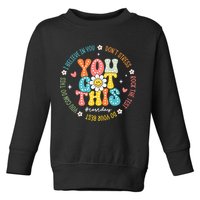 Test Day Rock The Test Teacher Testing Day You Got This Toddler Sweatshirt