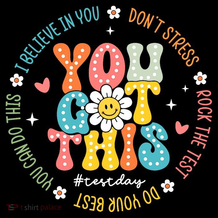 Test Day Rock The Test Teacher Testing Day You Got This Tie-Dye T-Shirt