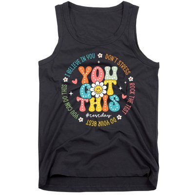 Test Day Rock The Test Teacher Testing Day You Got This Tank Top