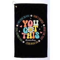 Test Day Rock The Test Teacher Testing Day You Got This Golf Towel