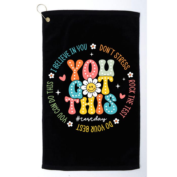 Test Day Rock The Test Teacher Testing Day You Got This Golf Towel