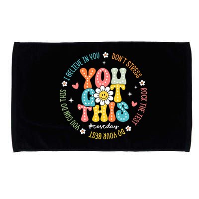 Test Day Rock The Test Teacher Testing Day You Got This Microfiber Hand Towel