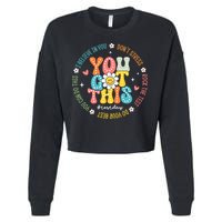 Test Day Rock The Test Teacher Testing Day You Got This Cropped Pullover Crew