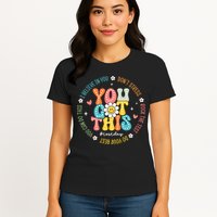 Test Day Rock The Test Teacher Testing Day You Got This Womens T-Shirt